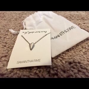 Samantha Faye Silver Arrow Necklace